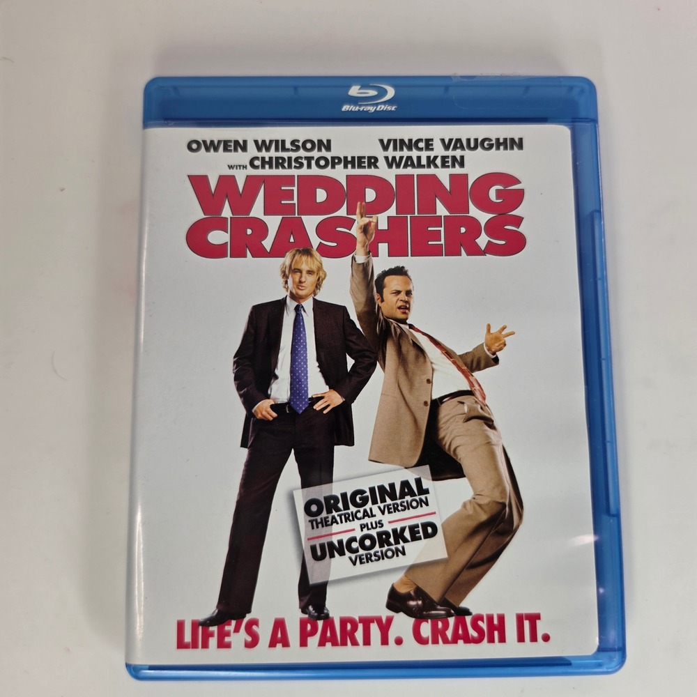 Wedding Crashers Blu-ray Uncorked & Theatrical Versions Vince Vaughn Owen Wilson